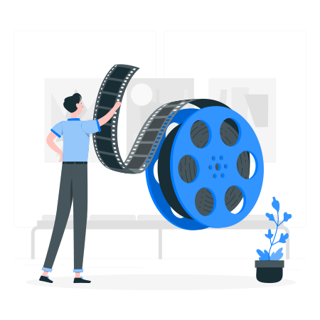 A creative graphic showing the Filmopixel production house concept