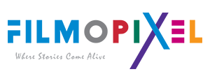Filmopixel text logo banner