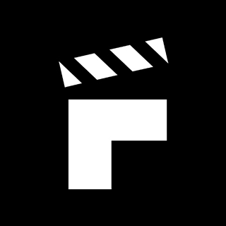 Filmopixel Icon Logo in white, JPG file.