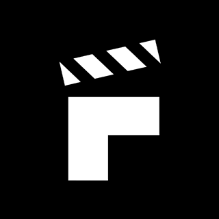 Filmopixel Icon Logo in white, PNG file.