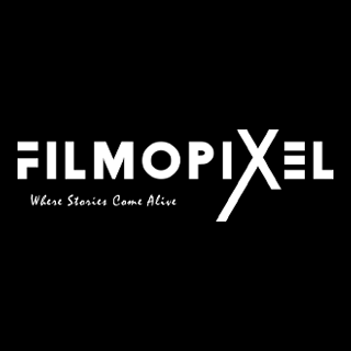 Filmopixel Main logo in white, PNG file.